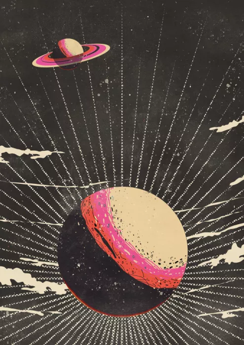 Nicholas: Arte espacial vintage