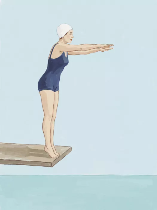 Magnusson, Andreas: Swimmer On a Diving Board