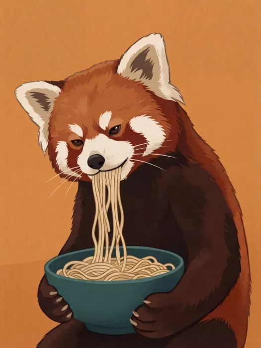 Magnusson, Andreas: Noodle Red Panda