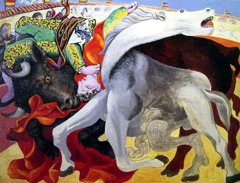 Picasso, Pablo: Býčí zápas: smrt toreadora