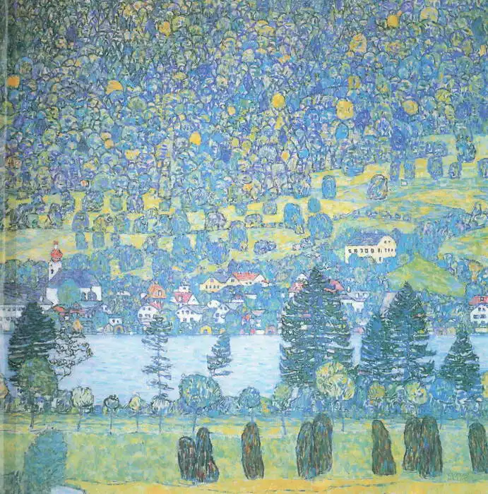 Klimt, Gustav: Lesní stráň v Unterach