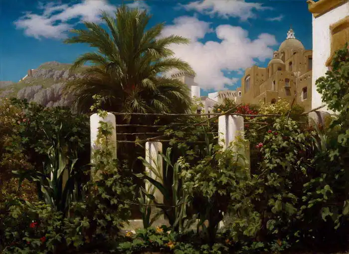 Leighton, Frederick: Zahrada Inn, Capri
