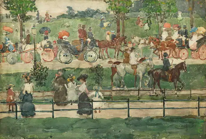Prendergast, Maurice Brazil: Central Park, 1900