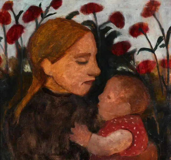 Modersohn-Becker, Paula: Dívka s dítětem