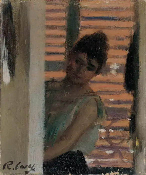 Casas, Ramon: Žena u okna