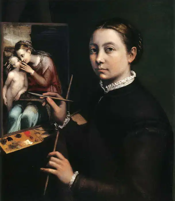 Anguissola, Sofonisba: Autoportrét