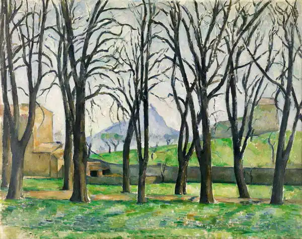 Cézanne, Paul: Kaštany v Jas de Bouffan