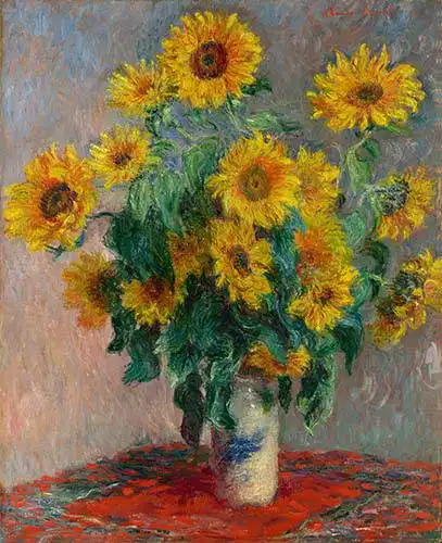 Monet, Claude: Zátiší se slunečnicemi