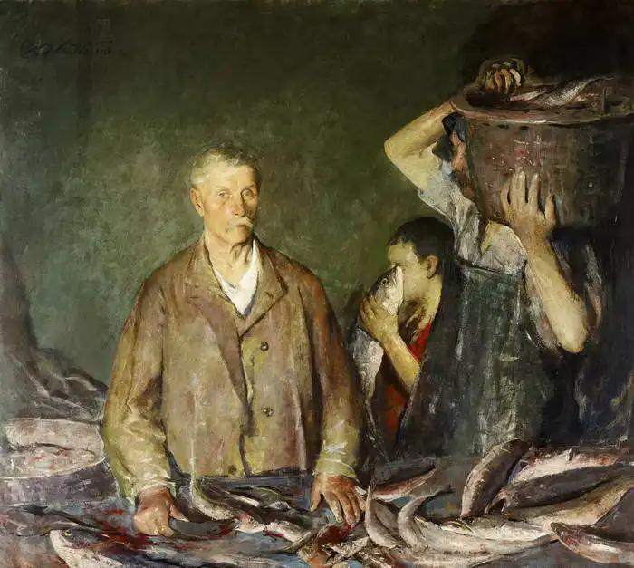 Hawthorne, Charles W.: Rybáři v Provincetown