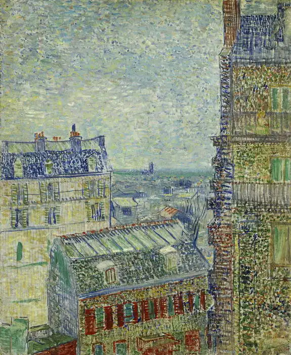 Gogh, Vincent van: Výhled z Theova bytu