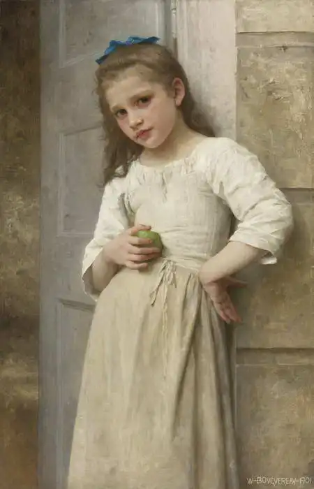 Bouguereau, Adolphe: Malá Yvonne u dveří