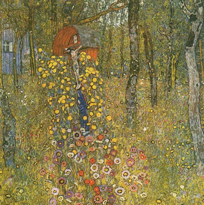 Klimt, Gustav: Zahrada s křížem