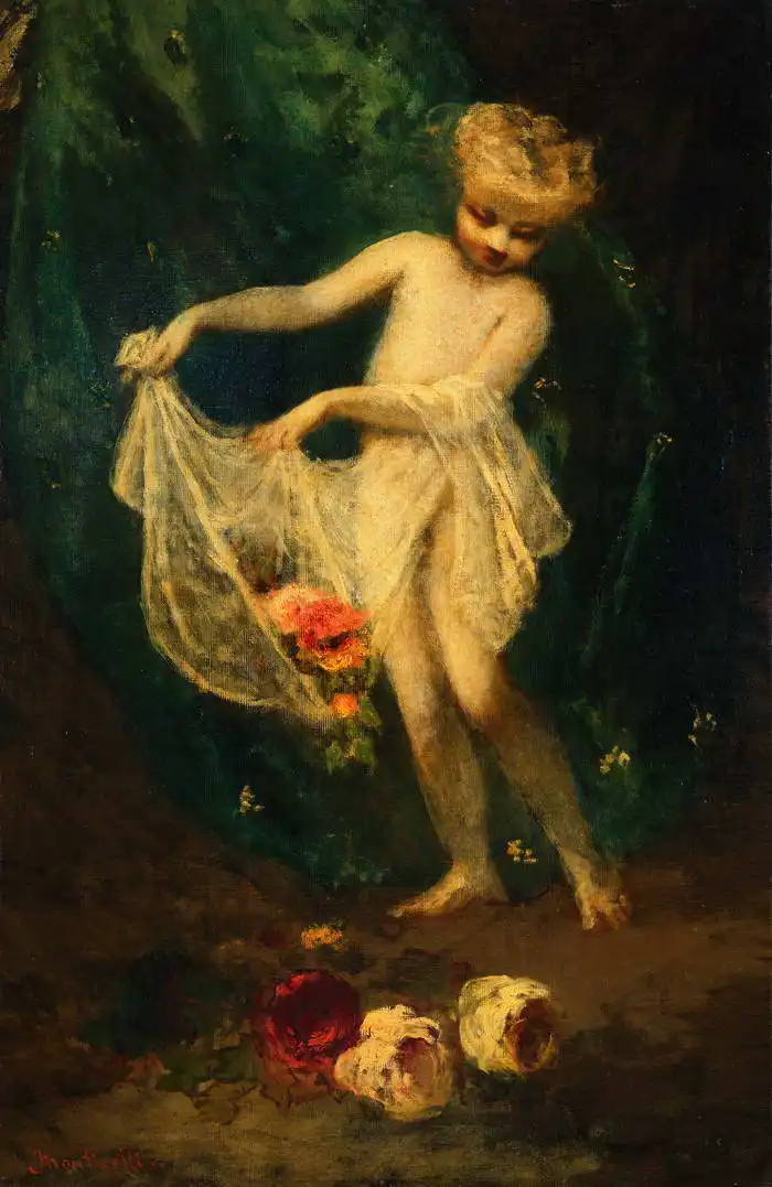 Monticelli, Adolphe: Děvčátko