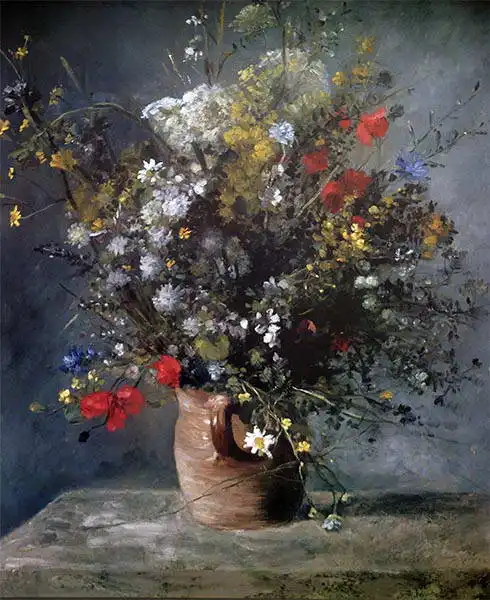 Renoir, Auguste: Květiny ve váze