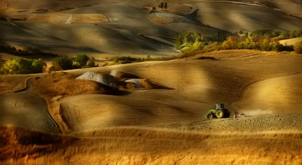 Grambone, Antonio: Příprava k setí - Volterra (PI) - Toscana - Itálie