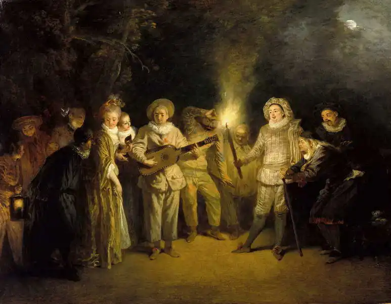 Watteau, Antoine: Italská komedie