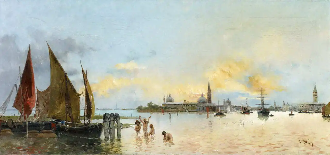 Manescau, Antonio María R.: Pohled na Benátky