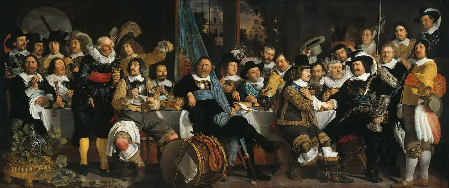 Helst, Bartholomeus van der: Oslava míru, Münster, 18. června 1648, Amsterdam