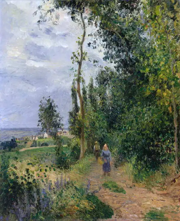 Pissarro, Camille: Côte des Grouettes, nedaleko Pontoise