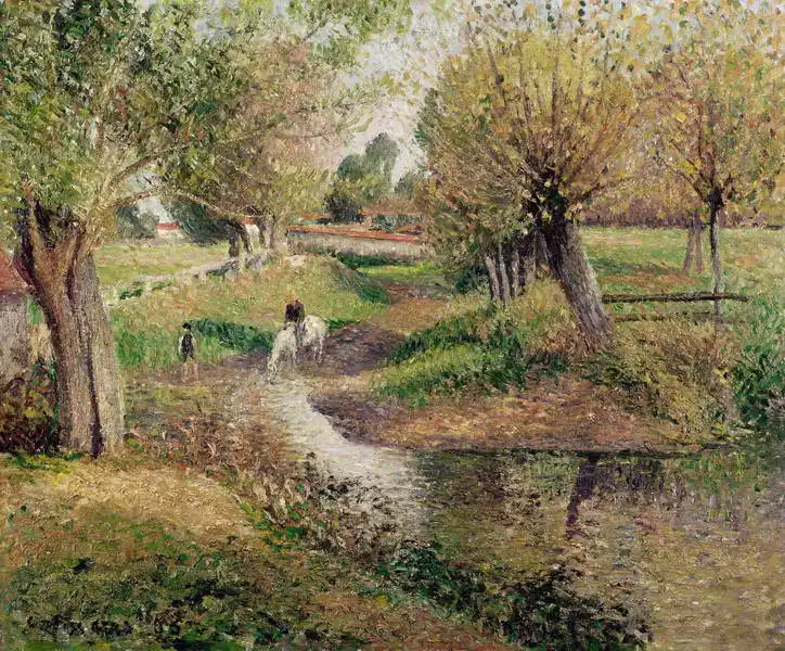 Pissarro, Camille: Abreuvoir, Éragny