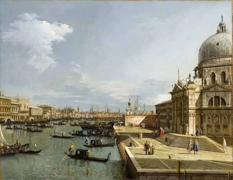 Canaletto, Giovanni: Vjezd do Grand Canal se Santa Maria della Salute