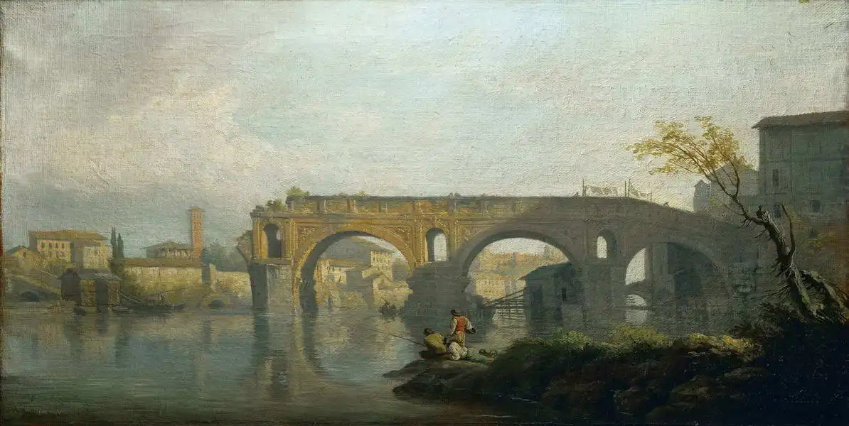Vernet, Claude Joseph: Ponte Rotto v Římě
