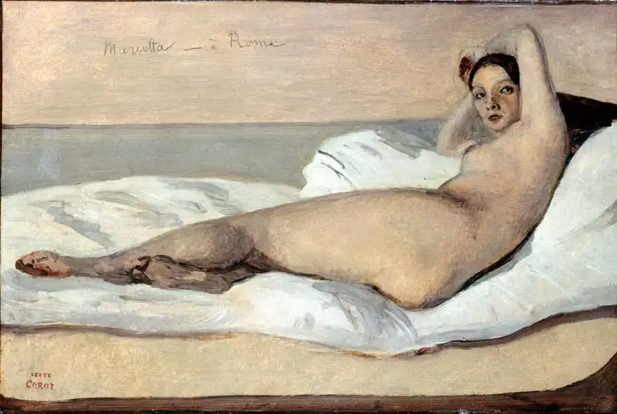 Corot, J. B. Camille: Marietta, římská Odaliska