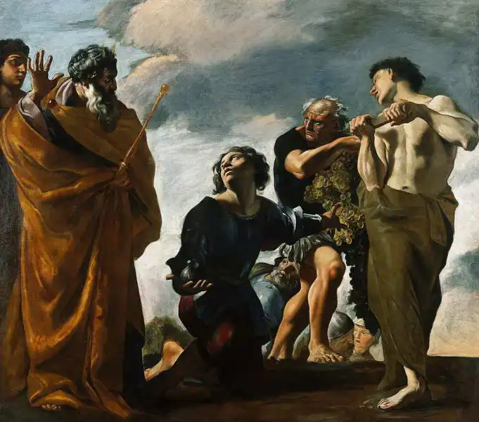 Lanfranco, Giovanni: Mojžíš a poslové Kananejští