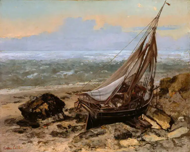 Courbet, Gustave: Rybářské lodi