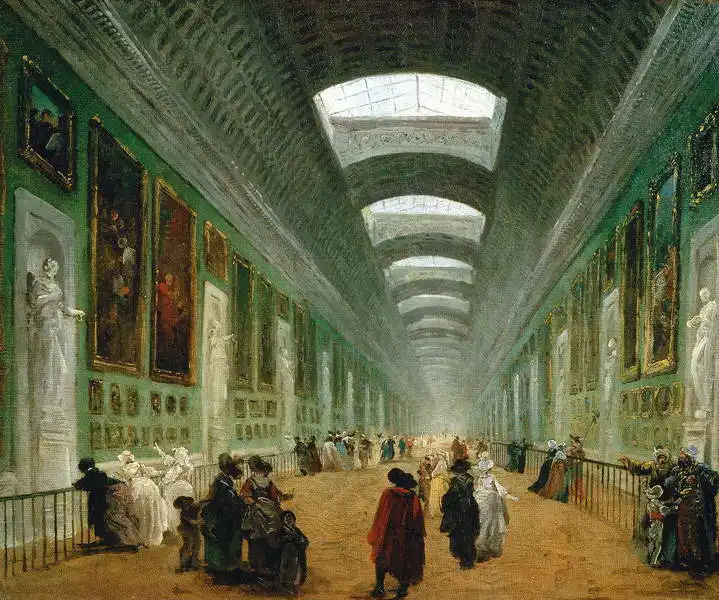 Robert, Hubert: Grande Galerie Louvre