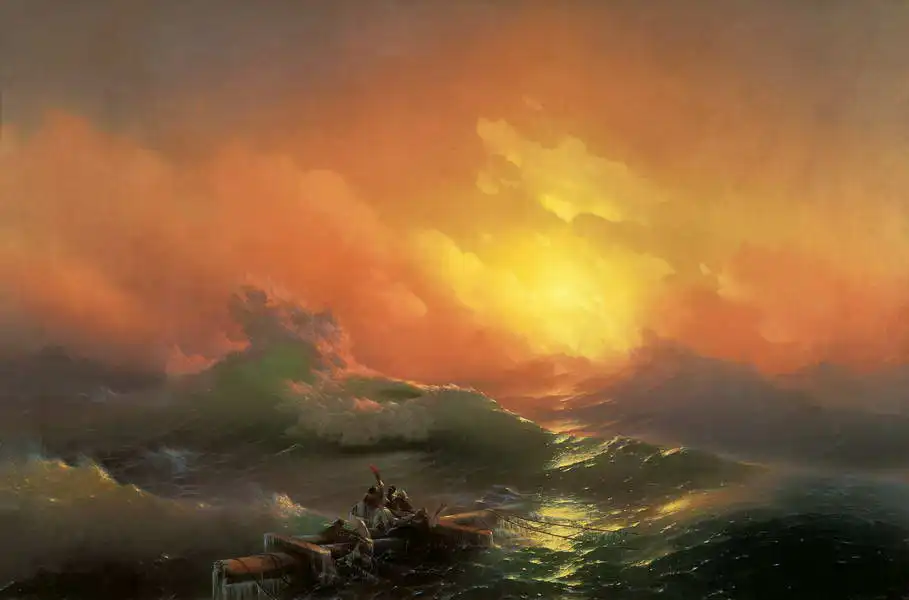 Aivazovsky, Ivan K.: Devátá vlna