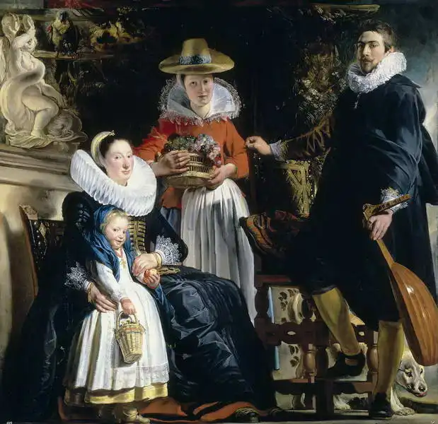 Jordaens, Jacob: Malířova rodina