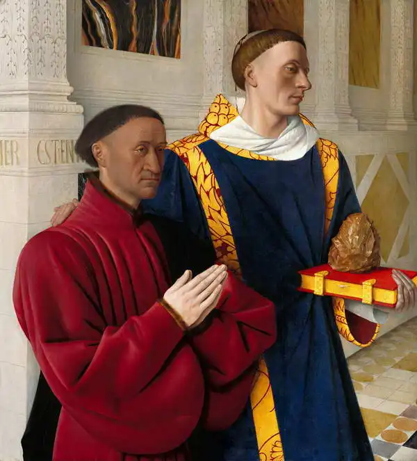 Fouquet, Jean: Etienne Chevalier se sv. Štěpánem