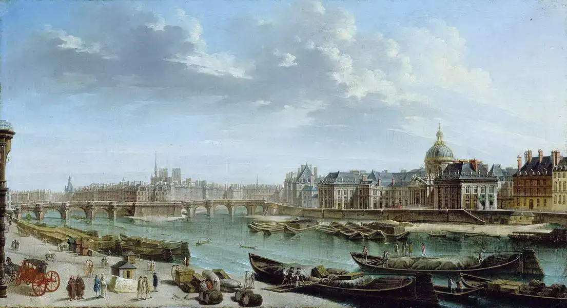 Raguenet, Jean-Baptiste: Pohled na Paříž, Ile de la Cité