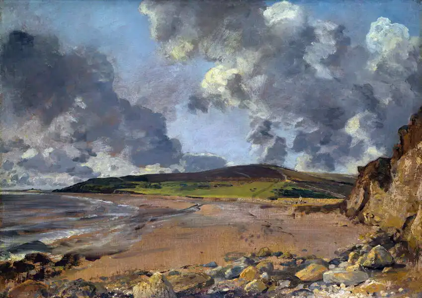 Constable, John: Weymouth Bay, Bowleaze Cove a Jordon Hill
