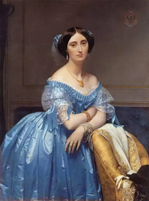 Ingres, Jean Auguste: Joséphine Eleonore Marie Pauline de Galard de Brassac de Béarn, Princesse de Broglie