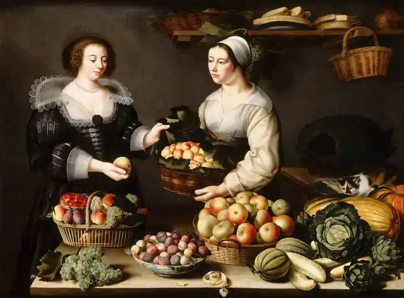 Moillon, Louise: Prodejkyně ovocce a zeleniny