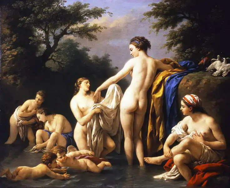 Lagrenée, J. F. Louis: Venuše a nymfy při koupeli