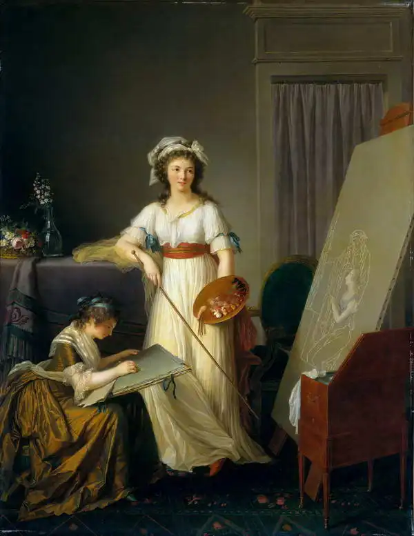 Lemoine, Marie Victoire: Atelier malíře