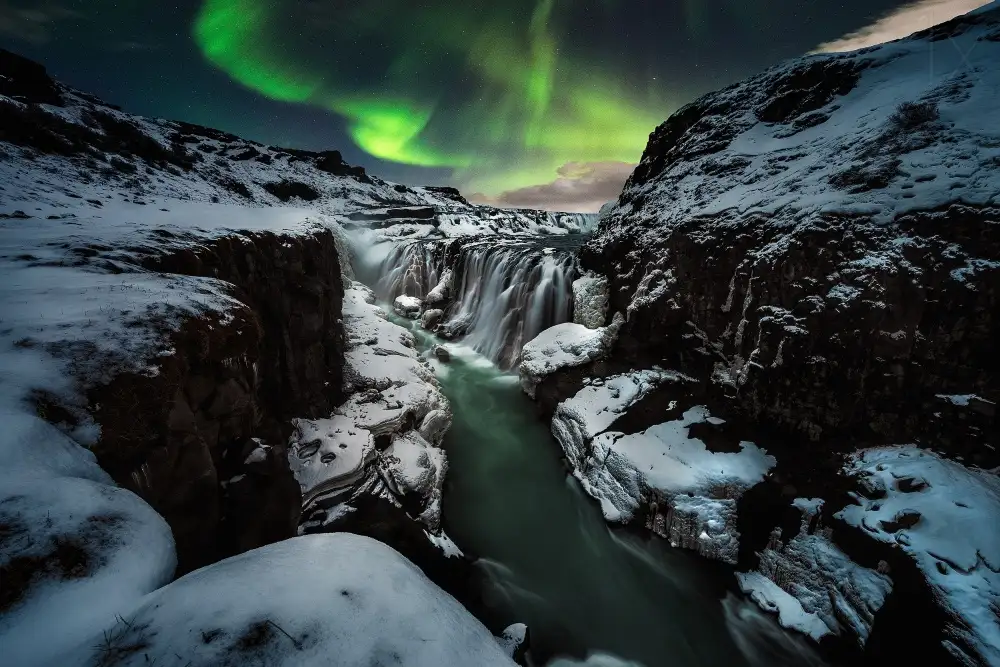 Castan, Martin David: Luna llena en Gullfoss