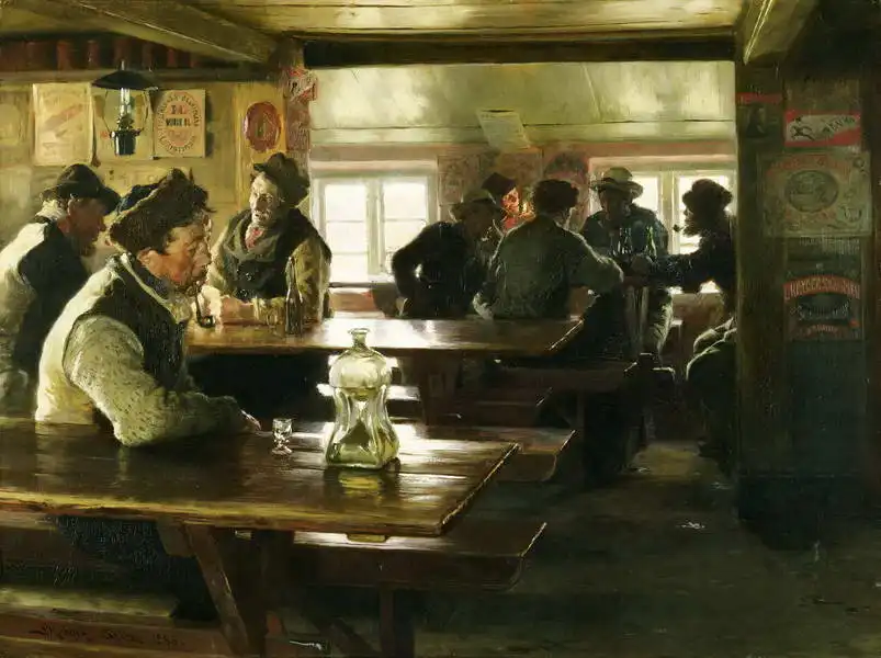 Krøyer, Peder Severin: En un bar