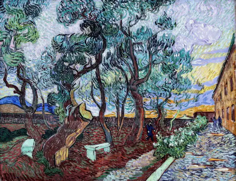 Gogh, Vincent van: Zahrada nemocnice sv. Pavla v Saint Remy