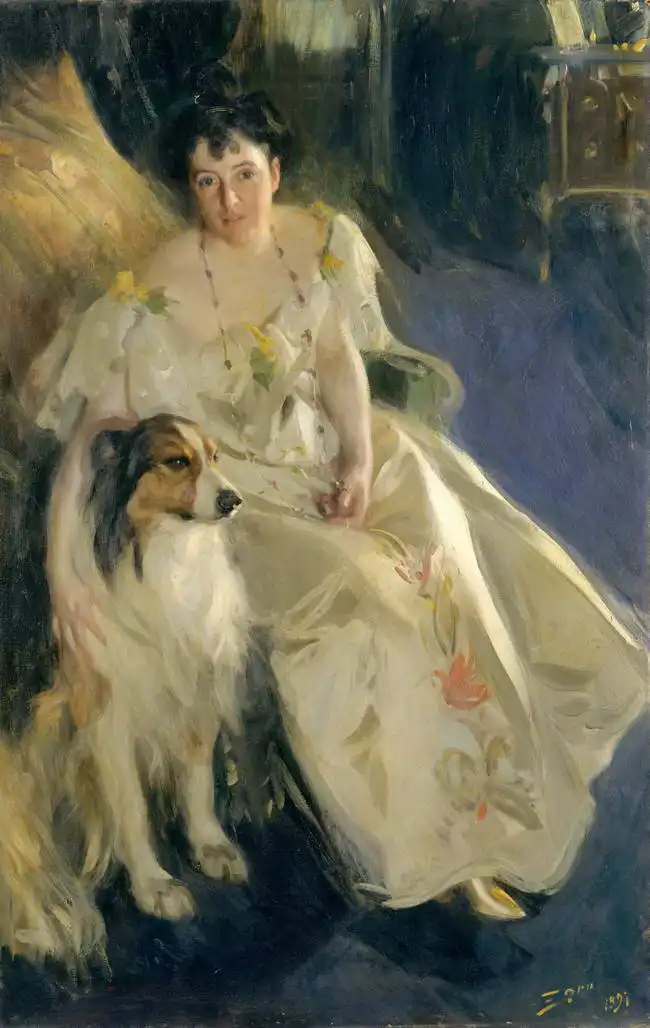 Zorn, Anders: Paní Walter Rathbone Bacon
