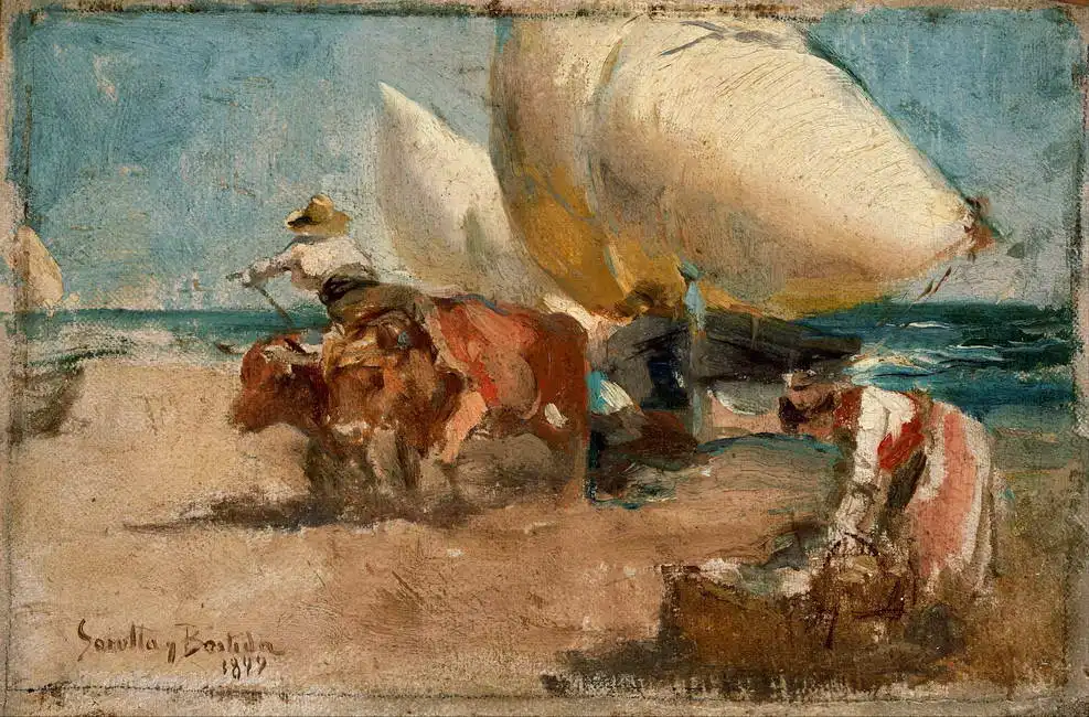 Sorolla y Bastida, Joaquin: Na pobřeží