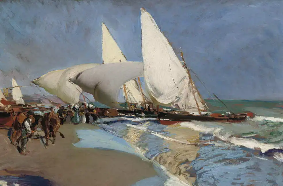 Sorolla y Bastida, Joaquin: Pláž u Valencie
