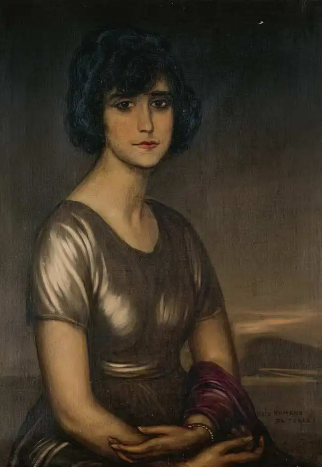 Torres, Julio Romero de: Portrét mladé dámy