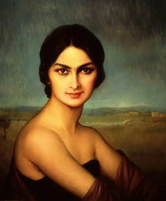 Torres, Julio Romero de: Portrét ženy
