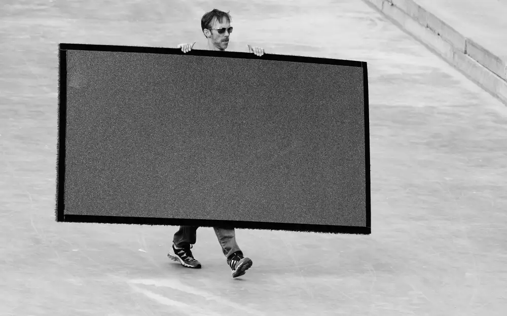 Wang, Jian: Homme de tapis