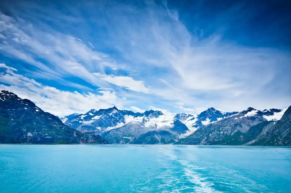 Neznámý: Glacier Bay v horách na Aljašce