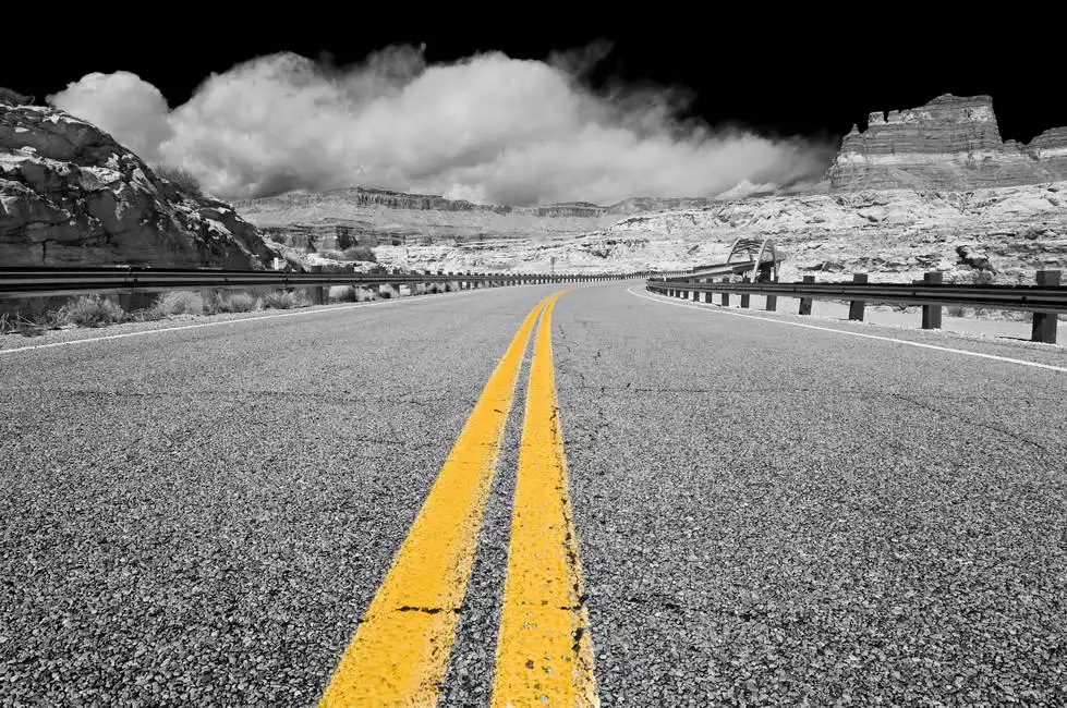 Unknown: Hite-Brückenstraße im Glen Canyon